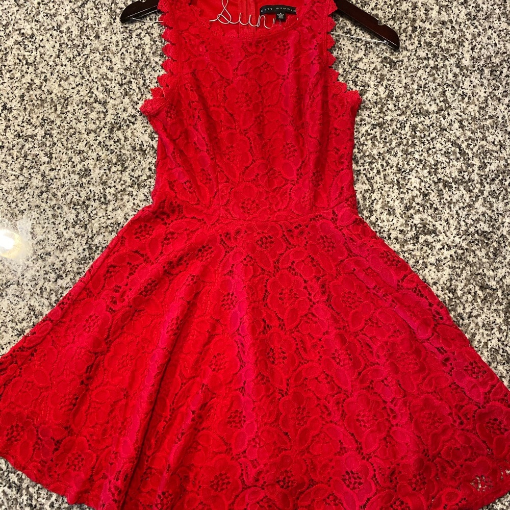 Beautiful red dress